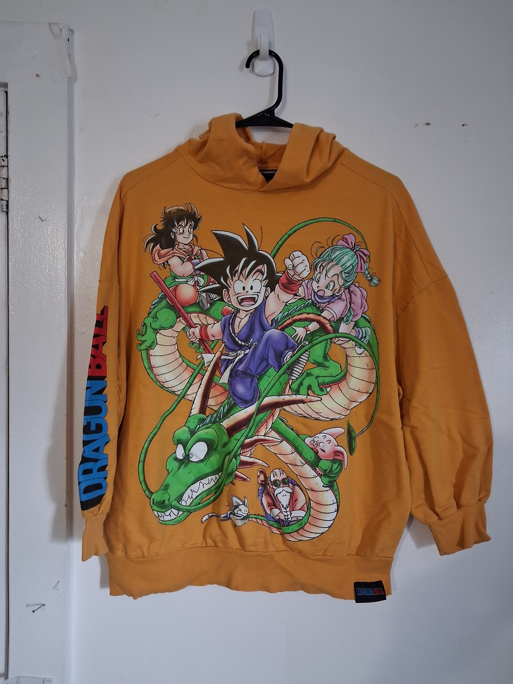 Z Mustard Yellow Graphic Hoodie Sweater